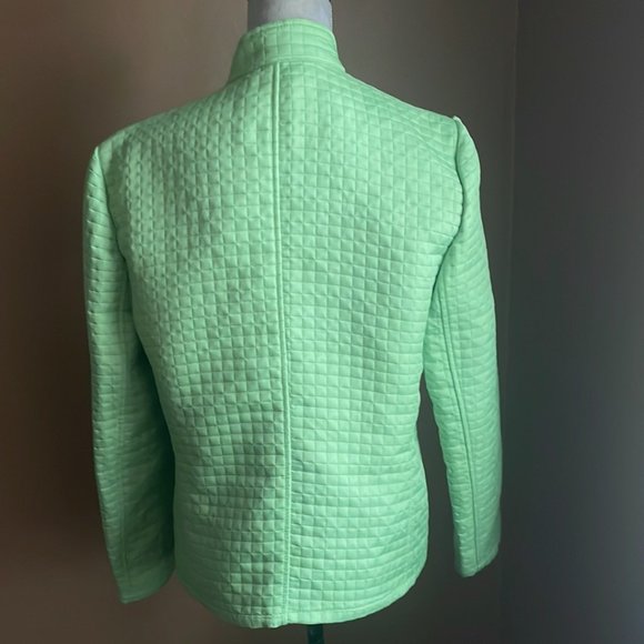 Lime Green Fun Blazer by Harve Bernard - Picture 3 of 3